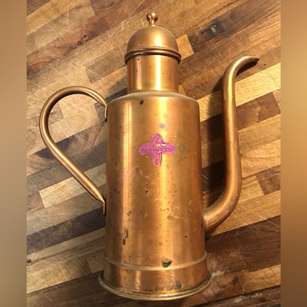 Williams-Sonoma Copper Watering/Oil Can/Cruet with Long Spout